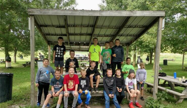 kids group photo at champion valley