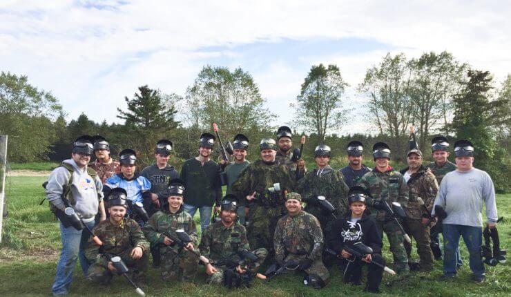 paintball group photo